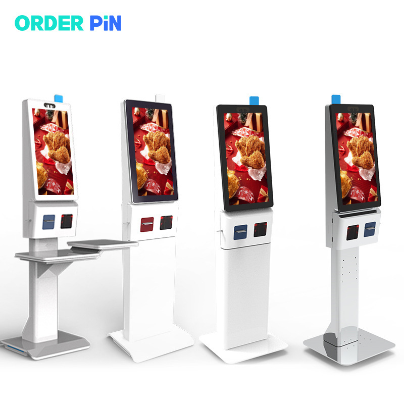 self ordering kiosk Payment Kiosk shopping mall  pos machine touch screen kiosk with 2D Scanner Vending Machine Drink