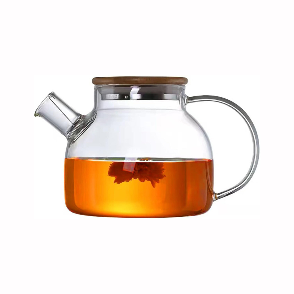 Glass Teapot With Infuser For Loose Tea And Blooming Tea Heat Resistant Glass Teapot And Kettle For Stovetop Perfect Tea Maker