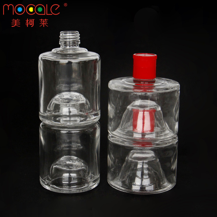 Custom Mini Clear Stackable Liquor Moonshine Glass Bottles for Limoncello