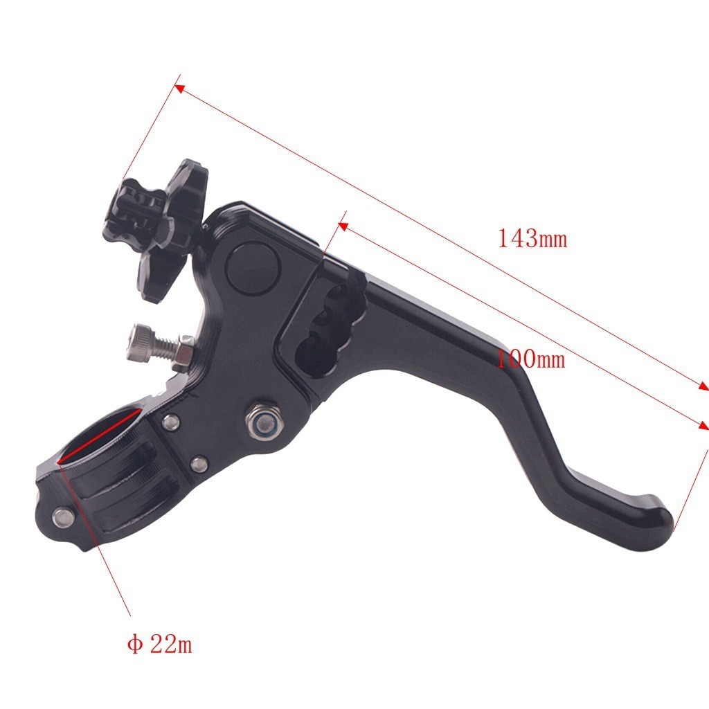 Universal Motorcycle CNC Short Stunt Clutch Lever Al Clutch Handlebar Compatible with Most Motorcycles Dirt Bike