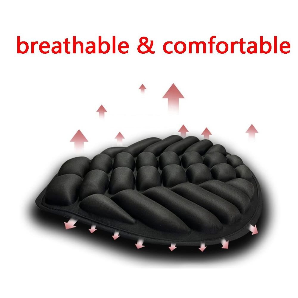 Motorcycle Cushion Seat Four Seasons Universal Breathable Electric Car Cushion Sunscreen Inflatable Cushion