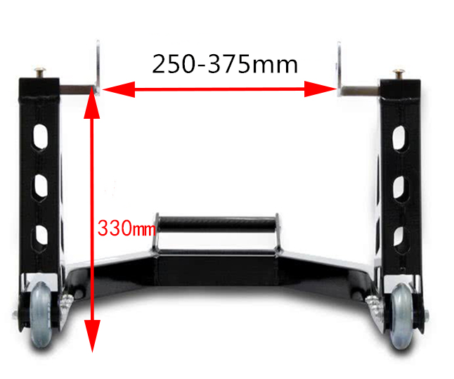 CNC machined aluminum alloy color anodized the went up frame for motorcycle