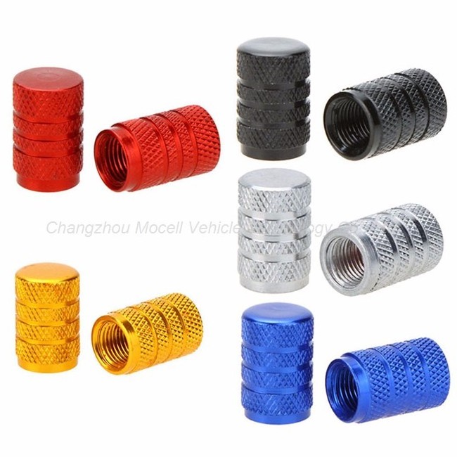 aluminum Wheel Tyre Tire Valve Stems Air Dust Cover Screw Caps for Car Truck Bike