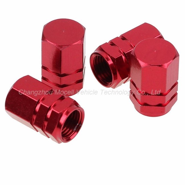 aluminum Wheel Tyre Tire Valve Stems Air Dust Cover Screw Caps for Car Truck Bike