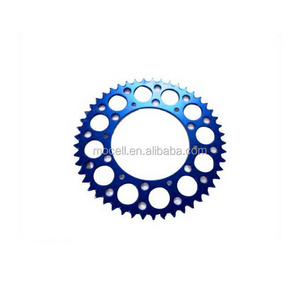 Aluminum CNC motorcycle sprocket with custom design