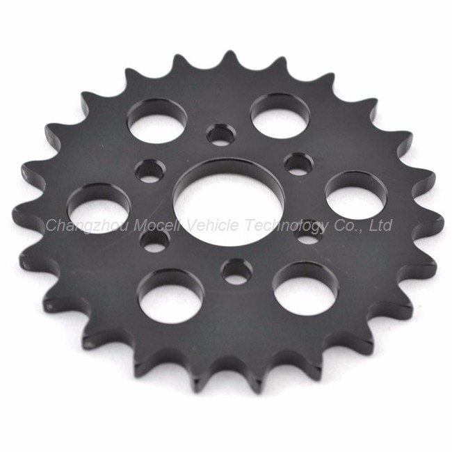 cnc machined customized anodized aluminum motorcycle Chain Sprocket For Pit Dirt Trail Bike racing