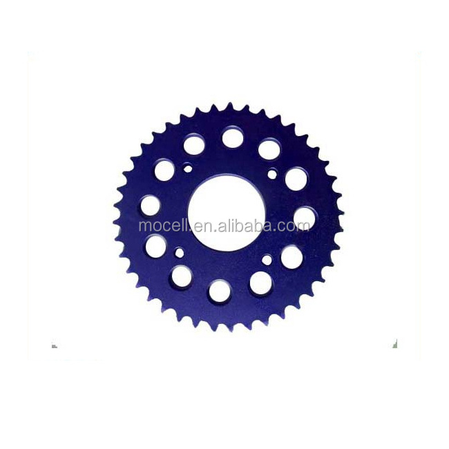 Aluminum CNC motorcycle sprocket with custom design