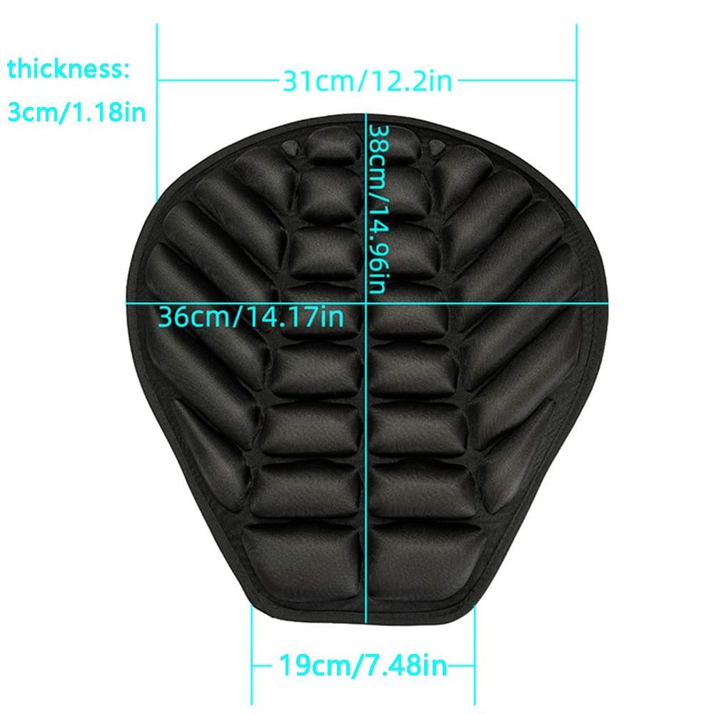 Motorcycle Cushion Seat Four Seasons Universal Breathable Electric Car Cushion Sunscreen Inflatable Cushion