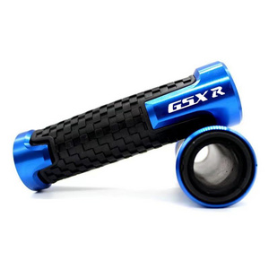 7/8" 22mm Motorcycle Non Slip Handlebar Grips fits for SUZIKI GSXR 600 750 1000 (Blue)