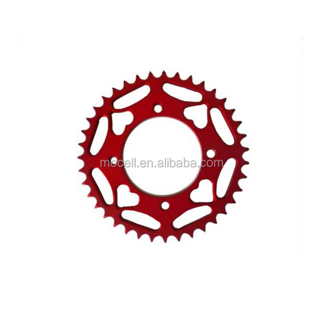 Aluminum CNC motorcycle sprocket with custom design