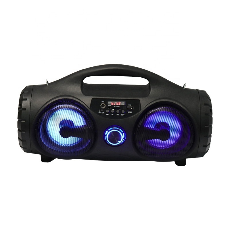 Speakers subwoofer karaoke with microphone bt speaker wireless audio for outdoor party player