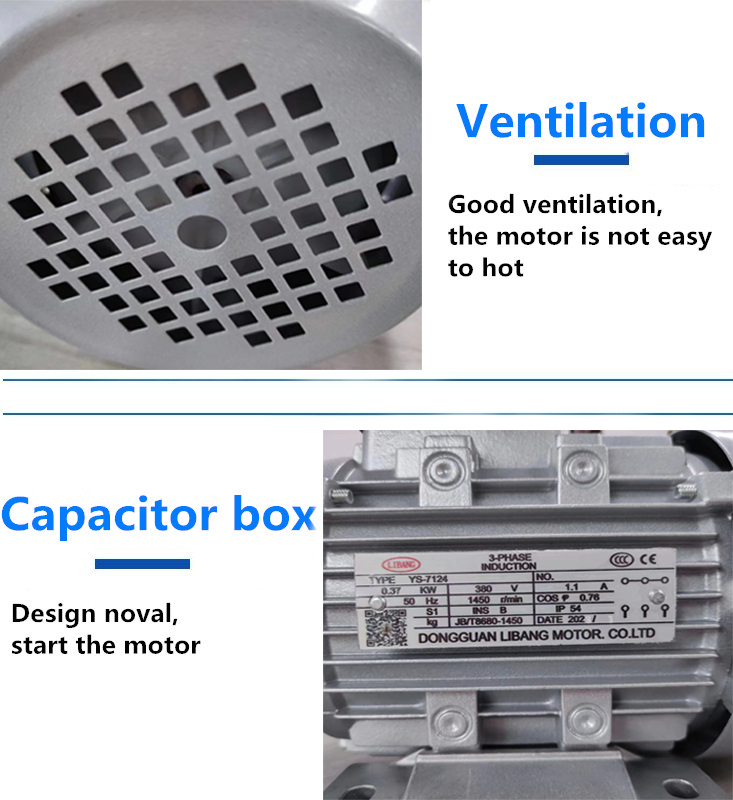 Ie3-4Pole Electric Ac Motor 380V Ie3 5.5Kw 1500Rpm 3 Phase Asynchronous Motor Price 3 Phase AC Induction moteur 220v