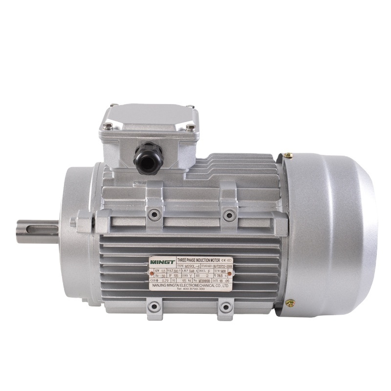 High efficiency YE3 IE3 standards Aluminum housing three phase asynchronous 8000w electric motor