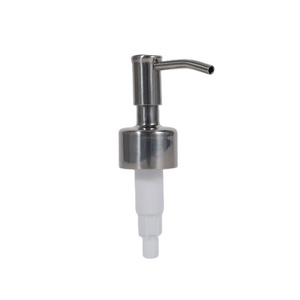 High quality stainless steel metal soap lotion pump shampoo shower gel dispenser pump 24/410