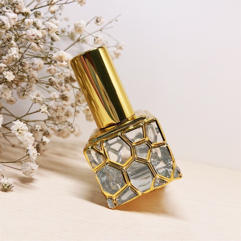 Hot sale arabic oil perfume bottle gold luxury arabic perfume bottles perfume refill bottle 10ml