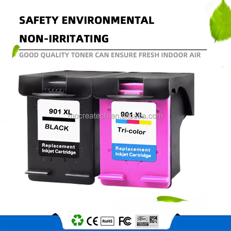 901XL 901 XL Premium Remanufactured Color Inkjet Ink Cartridge for HP Officejet J4580 J4680 Printer