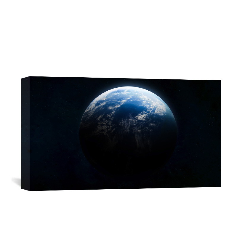 Modern HD Planet View Earth Landscape Canvas Painting Space Poster Led Canvas Printing Wall Art Decoration