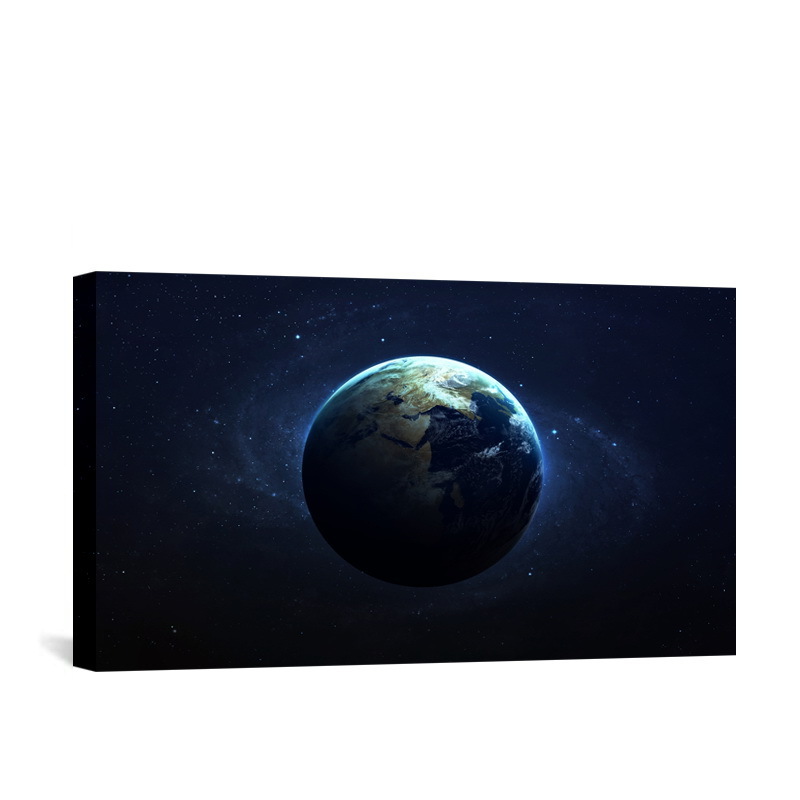 Modern HD Planet View Earth Landscape Canvas Painting Space Poster Led Canvas Printing Wall Art Decoration