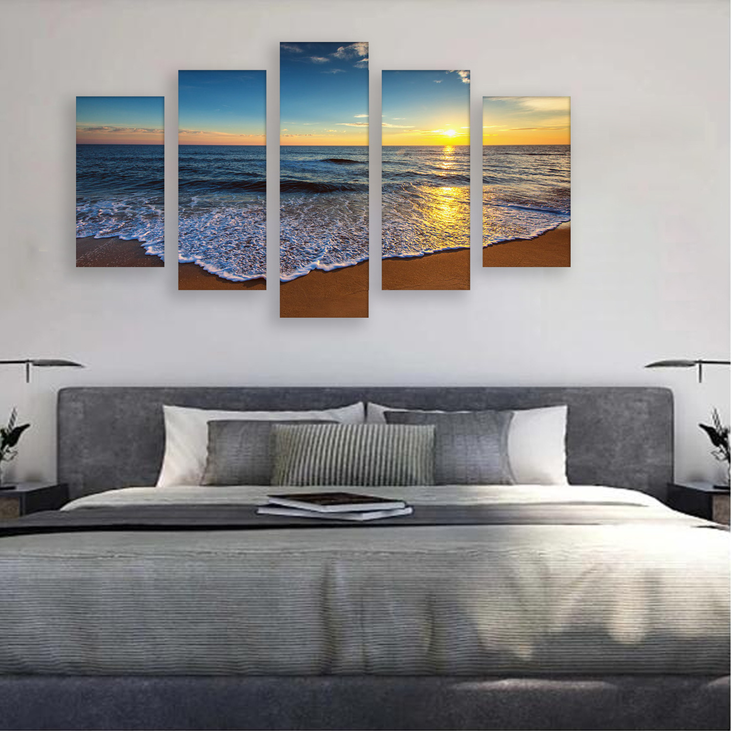 HD Print abstract soldiers sunset Painting on canvas wall art picture for home decor print canvas painting picture