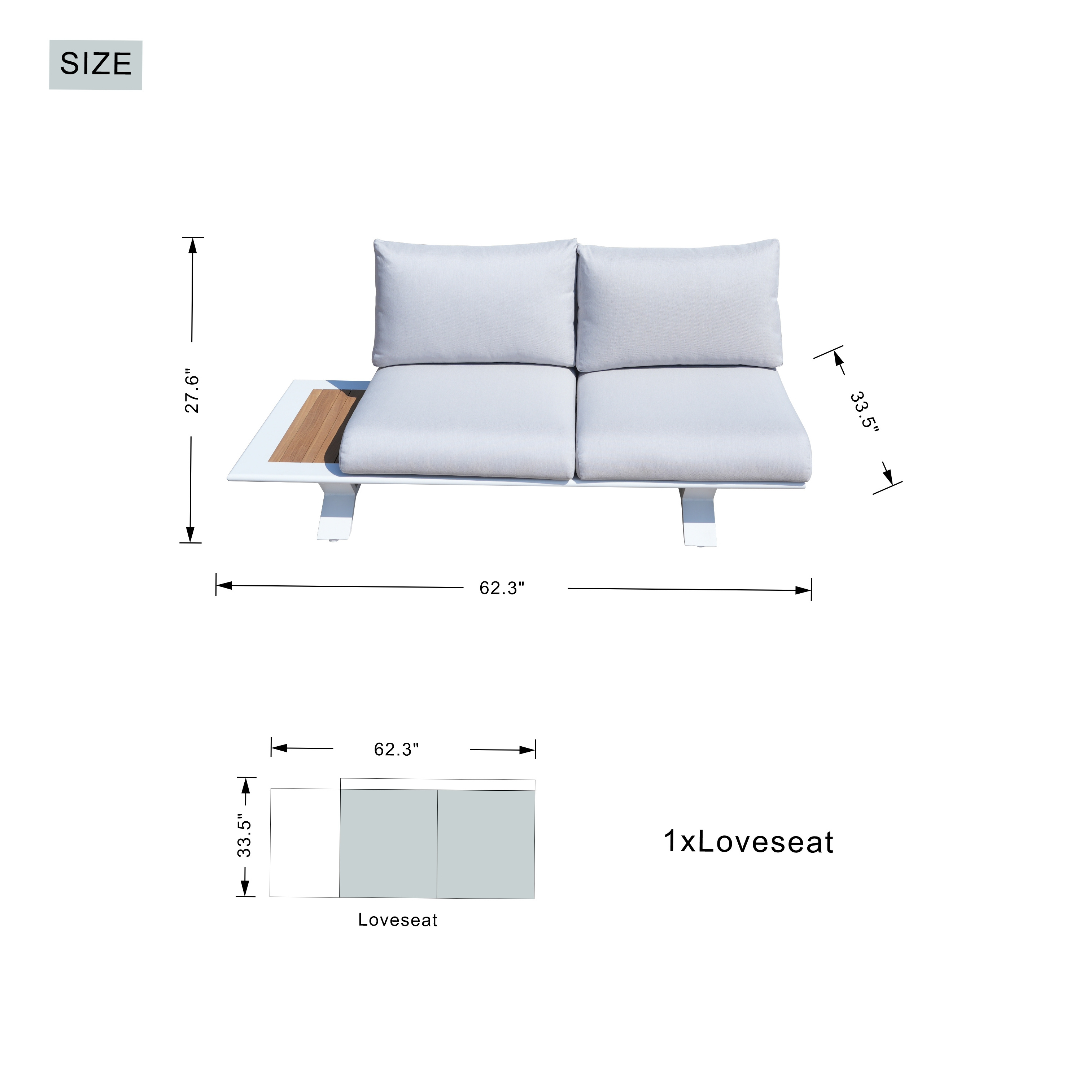 2024 Hot Sale Braided Rope Outdoor Sofa Set Patio Furniture 6-Piece Outdoor Sectional Sofa Set Outdoor Furniture