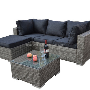 All Weather Patio Rattan Sofa Set Outdoor Garden Wicker Furniture