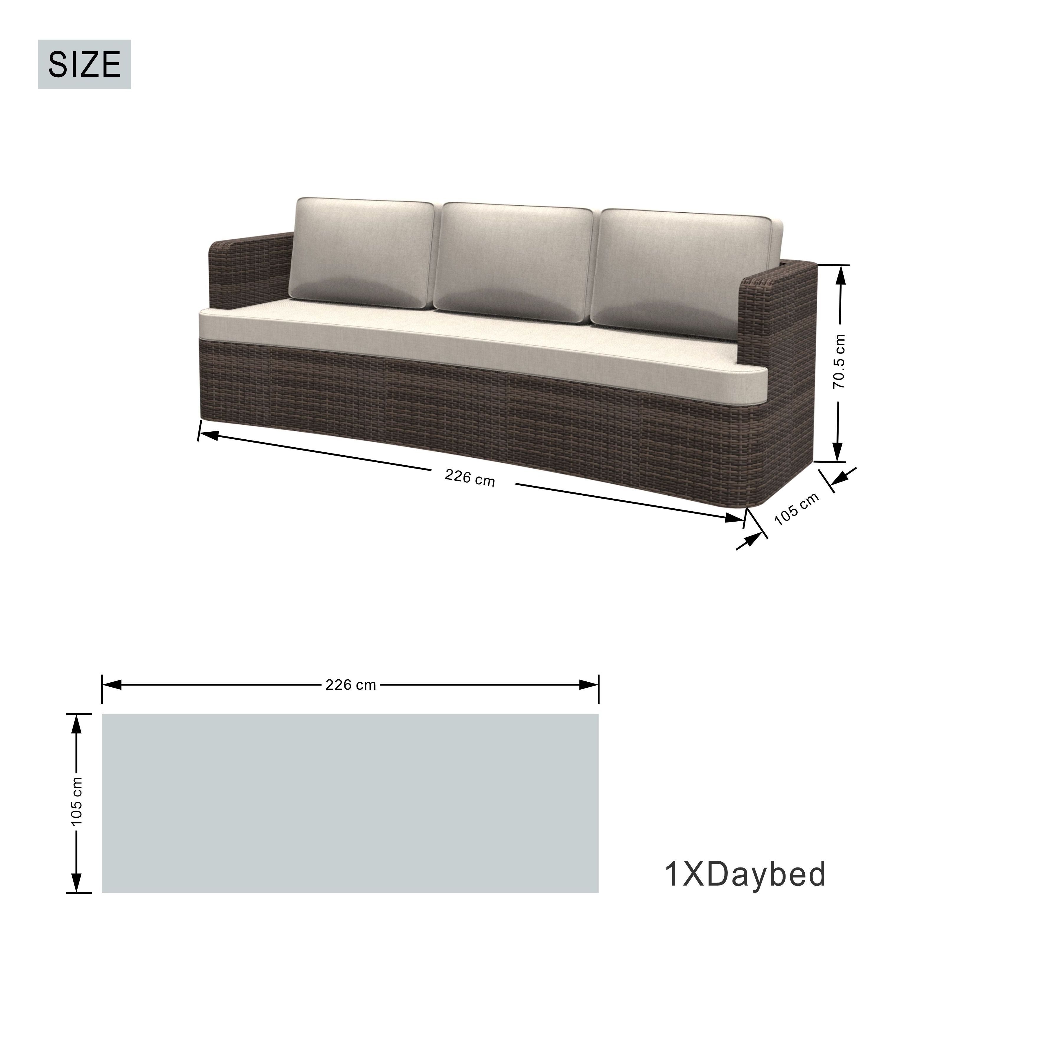 Teak Outdoor Furniture Teak Patio Pool Bed Chaise Lounge Wooden Sunbed Lounger Wood Sun Lounger With Cushion