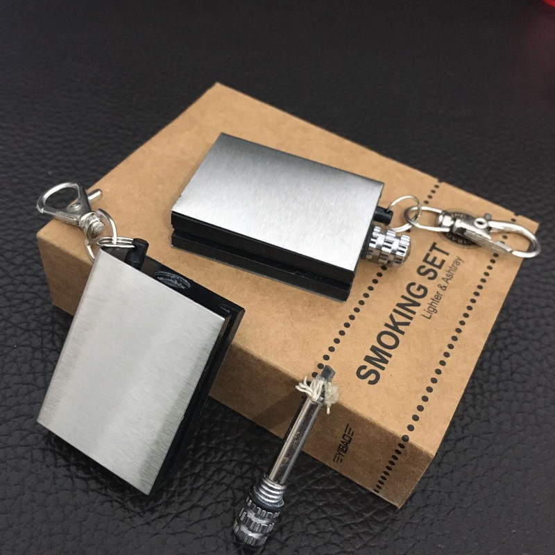 Hot Waterproof Matches Stainless Steel Shell No Fuel Permanent Lighter Accessories Household Item