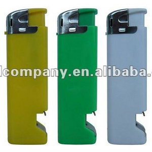 high quality electronic lighter with bottle opener-custom bulk cigarette lighter