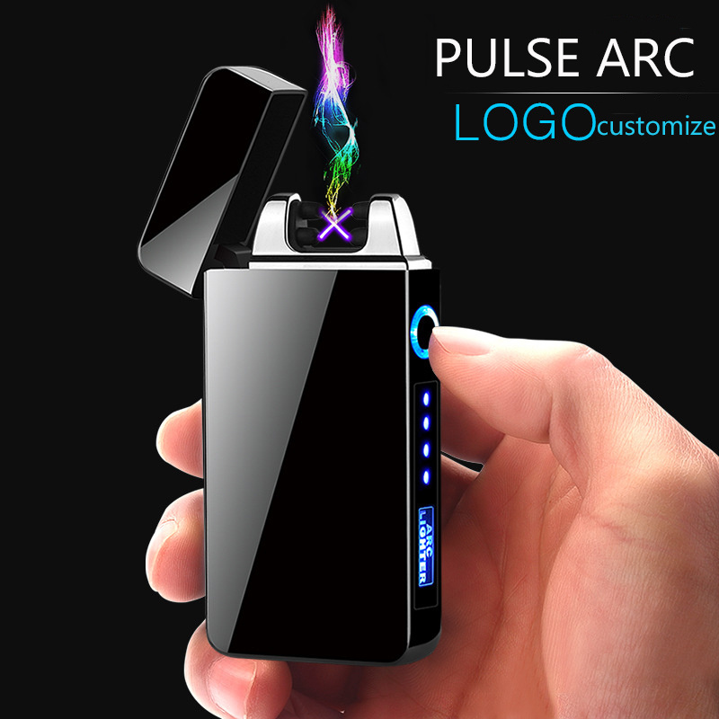 Dual Arc Electric USB Rechargeable Lighter Plasma Windproof Flameless Electronic Lighter