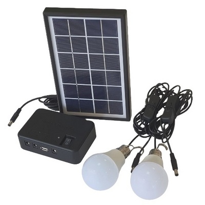 Solar energy kit family use Portable multifunctional solar emergency lamp Portable Backup Power With Solar Panel