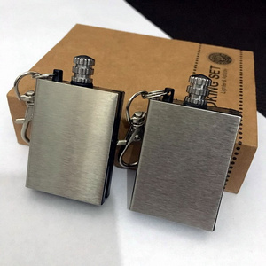 Hot Waterproof Matches Stainless Steel Shell No Fuel Permanent Lighter Accessories Household Item