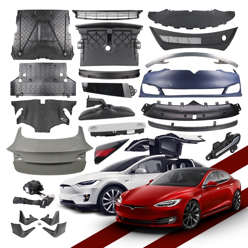 Good quality rear bumper guard protector bodykit 1058357-00-D for Tesla Model X rear bumper lower shield cover car parts