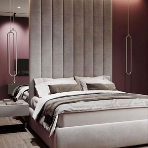 Luxury decoration simple design soft wall panel headboard for hotel