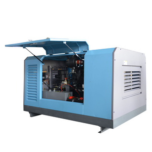 Mining Air Compressor Machines Mini Diesel Stationary Screw Air Compressor For Sale