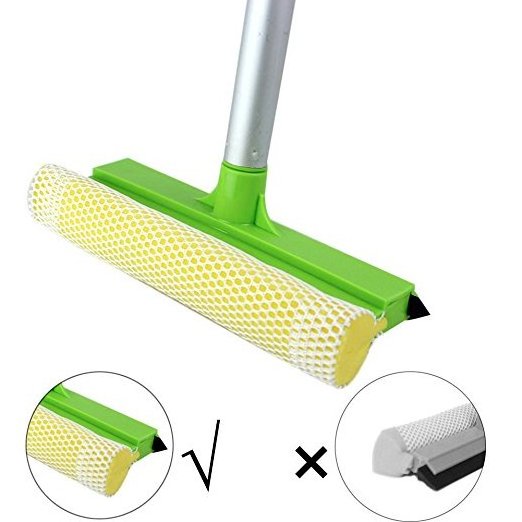 2 in 1 Window Cleaning Mesh Scrubber And Professional Window Squeegee Washing Tools Of Car Glass Cleaner