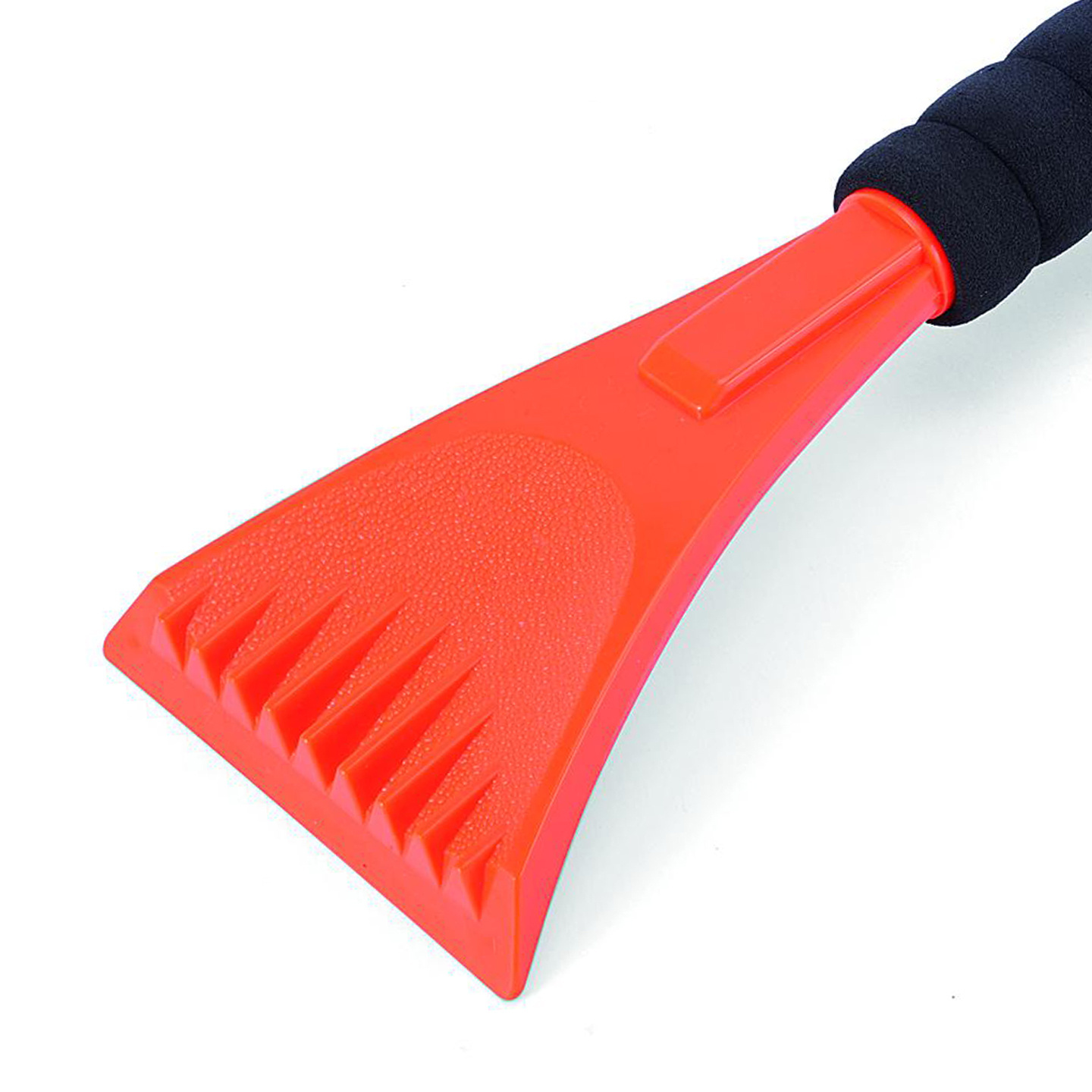 long handle ice scraper with soft grip for car