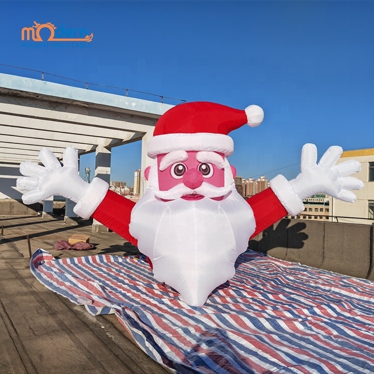 wholesale  christmas decorations outdoor giant inflatable santa claus yard decoration