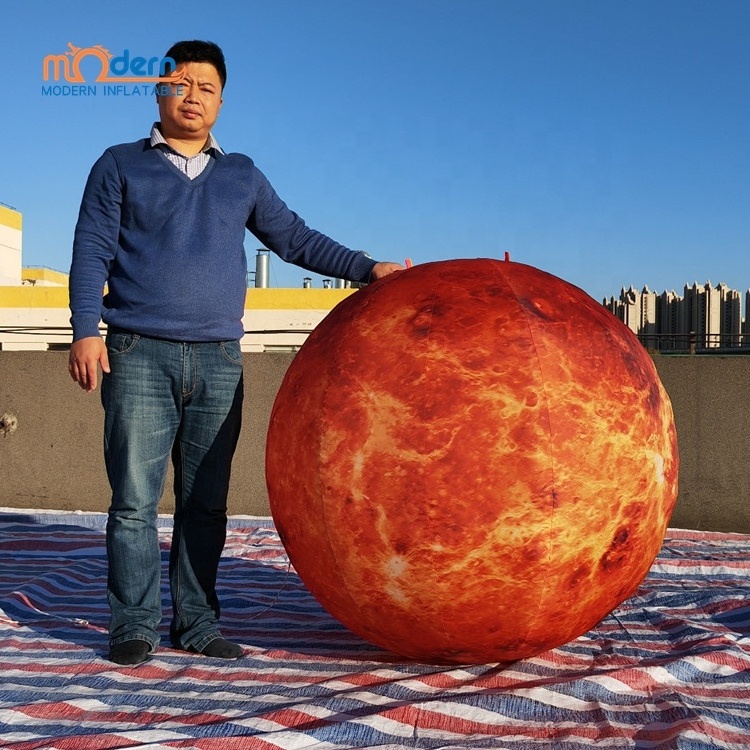 Hot sale inflatable planets for decoration/ solar system nine planets