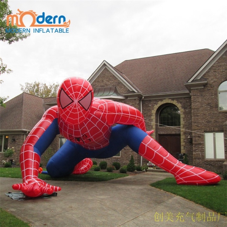 Amusement Park Ornaments Spider-Man, Inflatable Spiderman, Spiderman Christmas Inflatable For Advertising