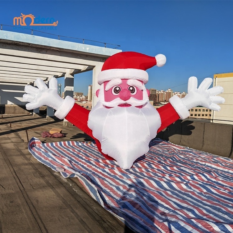 wholesale  christmas decorations outdoor giant inflatable santa claus yard decoration