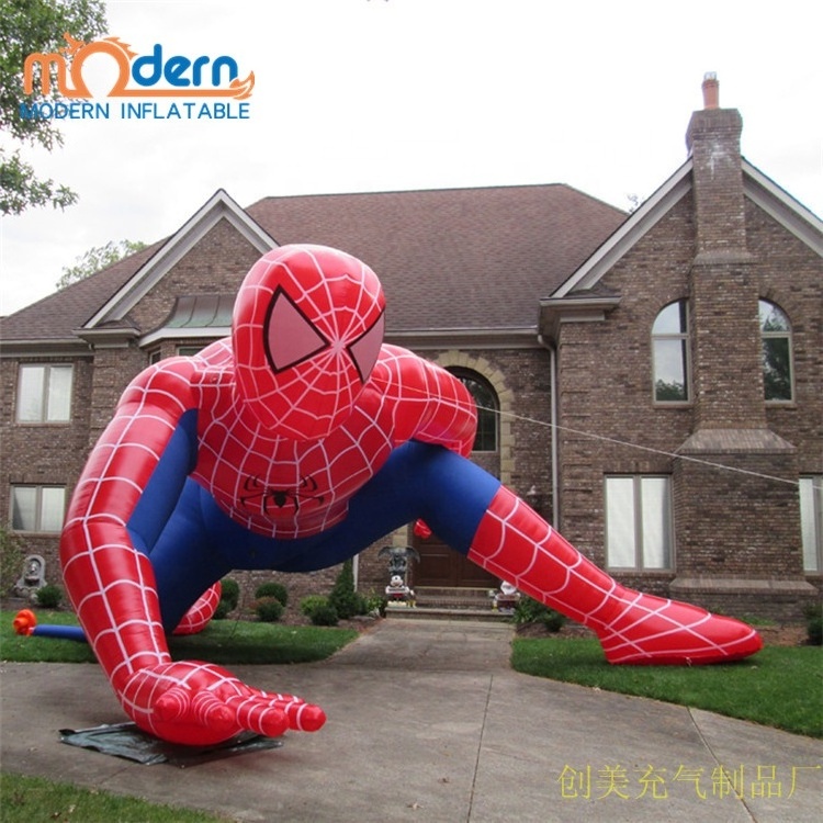 Amusement Park Ornaments Spider-Man, Inflatable Spiderman, Spiderman Christmas Inflatable For Advertising