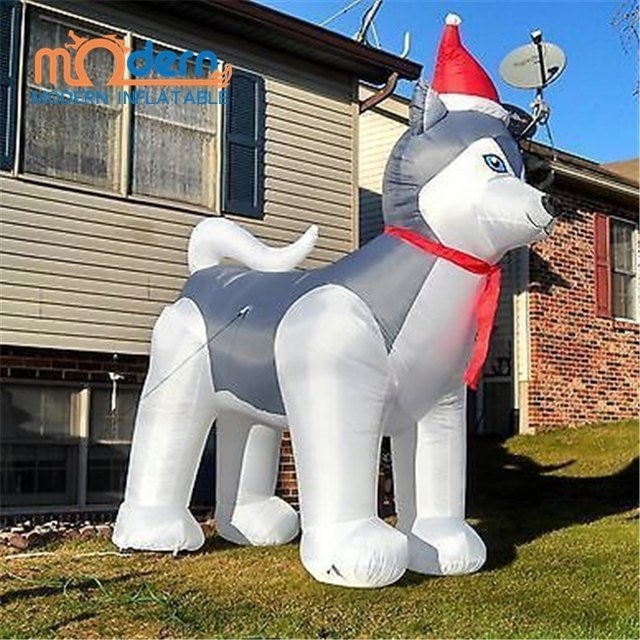 2019 giant inflatable husky dog