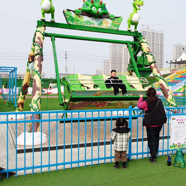 Popular manege forain attraction amusement park fun rides carnival rides 12 seats dinosaur swing for sale