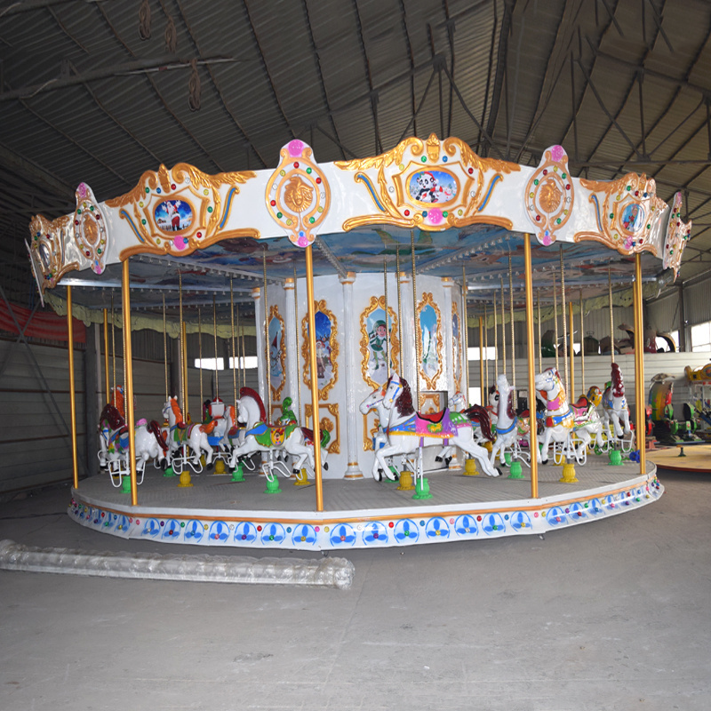 large mechanical hot design commercial indoor custom made carousel kiddie rides fun fair amusement carousel horses ride for sale