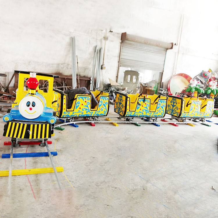 china hot selling popular outdoor attraction amusement park attraction kids mini track train rides for sale