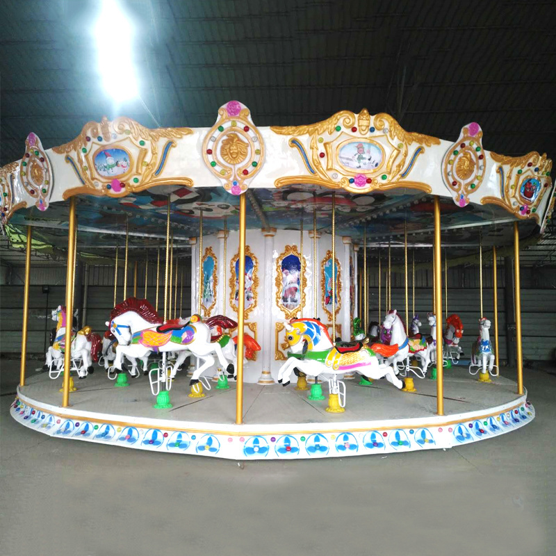 large mechanical hot design commercial indoor custom made carousel kiddie rides fun fair amusement carousel horses ride for sale