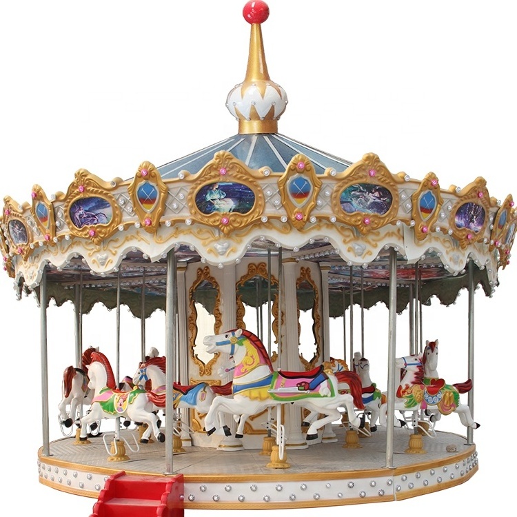 hot sale backyard electricamusement park equipment for kids merry go round carousel horse ride for sale