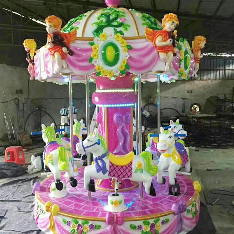 China modern theme park electric merry go round new amusement ride carousel horse for sale