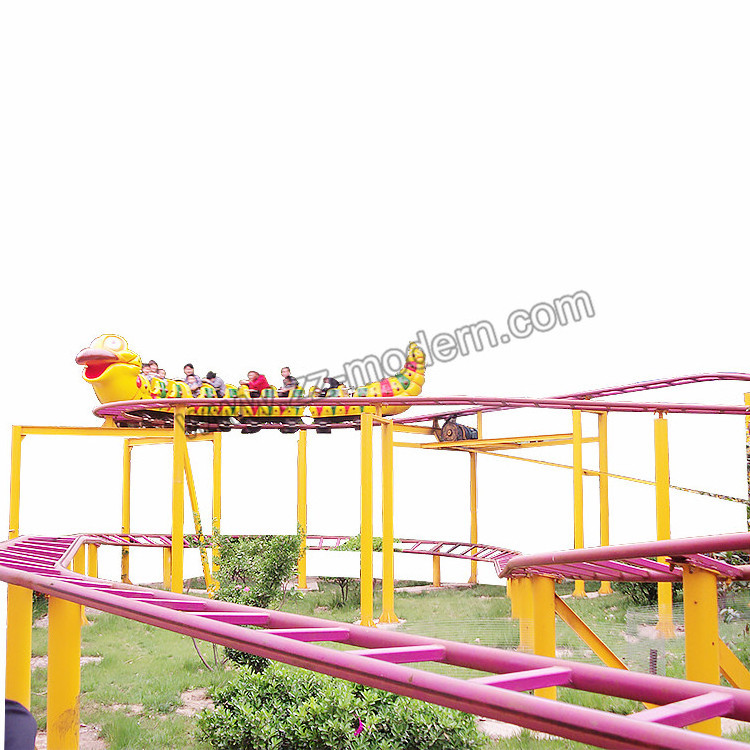 Backyard amusement park equipment carnival rides small cheap kid mini roller coaster ride