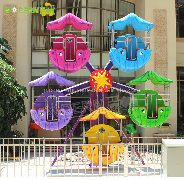 hot small kids mini ferris wheel ride portable amusement ride for sale